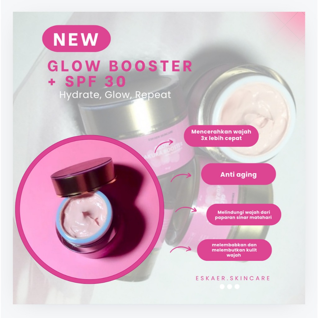 GLOW SAKURA BOOSTER (GLOW BOOSTER CREAM SPF+30)