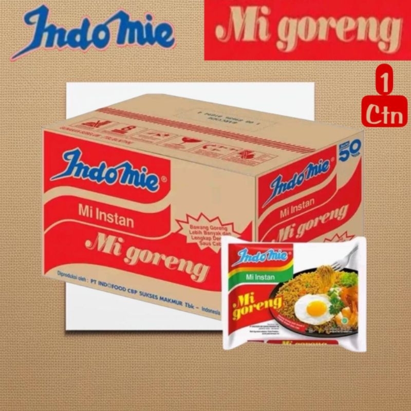 

Indomie Goreng Goreng 85gram [ 1 Dus 40 Pcs ]