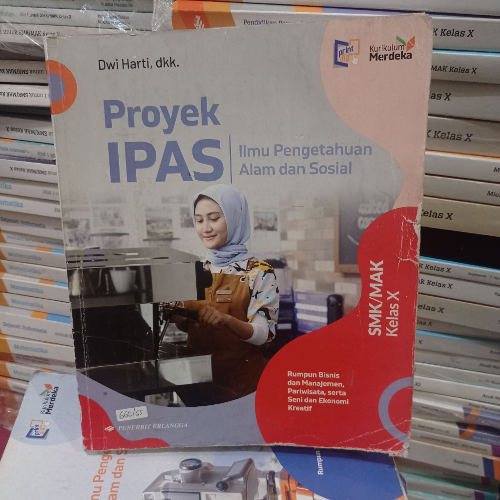 BUKU IPAS KELAS 1 SMK/MAK ERLANGGA KURIKULUM MERDEKA