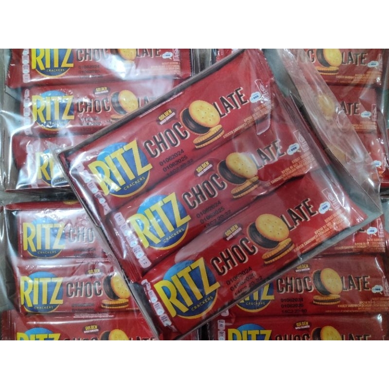 

Ritz Chocolate Cracker Sandwich Coklat Isi 12 Halal