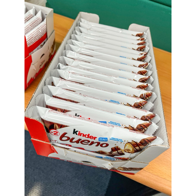 

PROMO Buy 1 Get 1 BOX FREE Kinder Bueno isi 30 pack