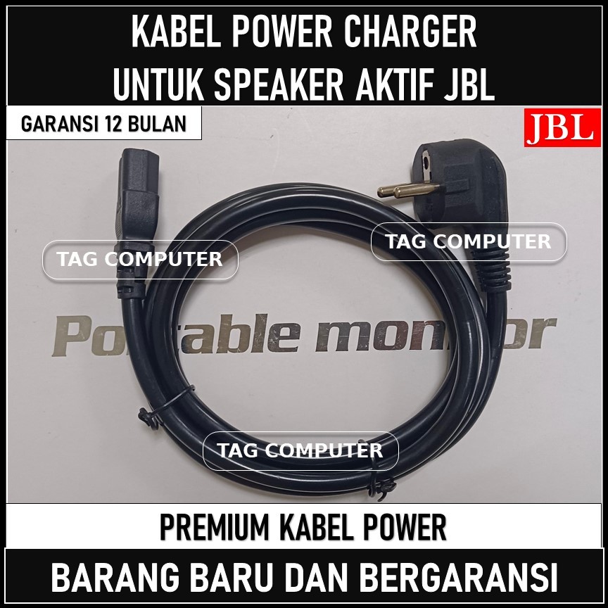 KABEL POWER CHARGER UNTUK SPEAKER AKTIF JBL