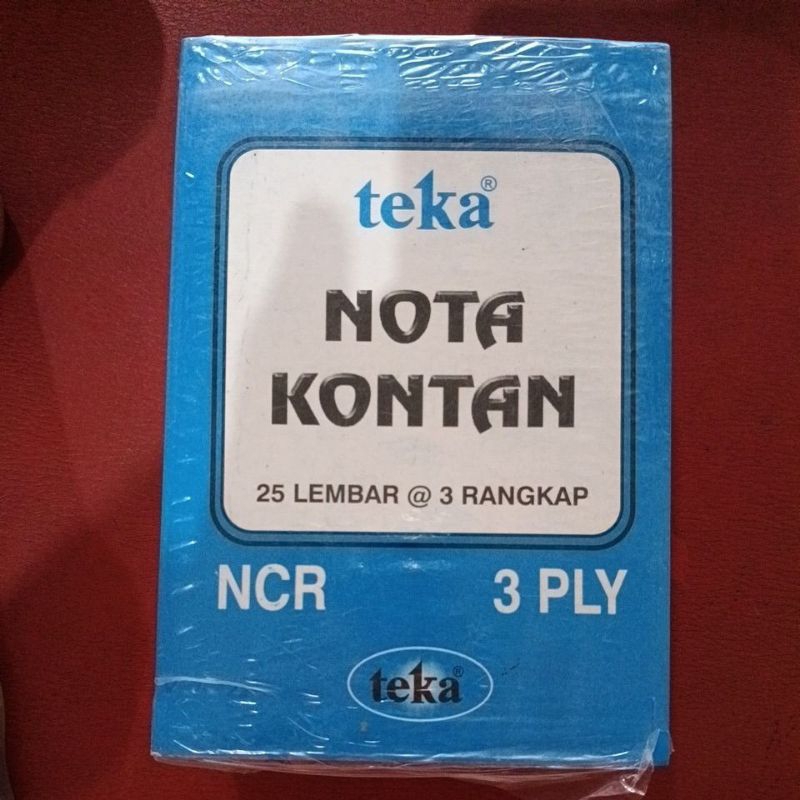 

Buku nota 3ply kecil merek teka