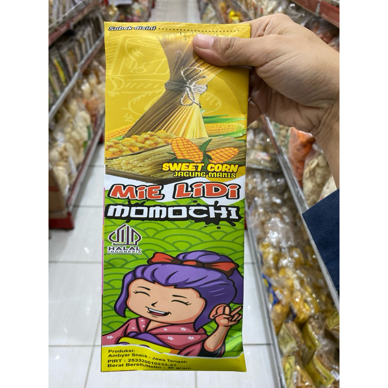 

Mie Lidi Rasa Jagung Manis Berat 80 Gram