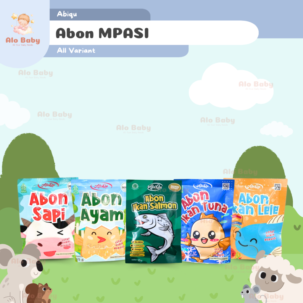 

Abiqu Abon MPASI - Abon Abiqu - Abon Anak - Abon Sapi Ayam Tuna Lele - MPASI Anak