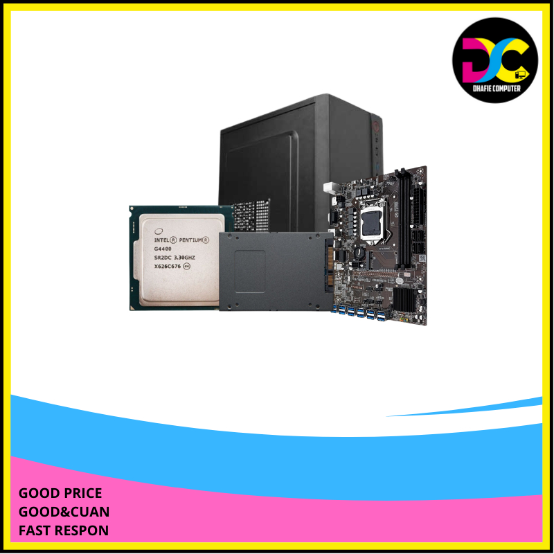 PC Computer Office Murah / Intel Pentium / 4GB / PC Dhafie Computer Office - G4560