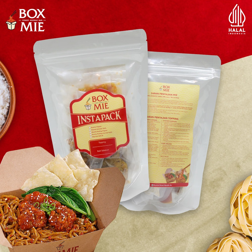 

BOXMIE InstaPack Bakmi Frozen - Original Spicy Chicken Karage