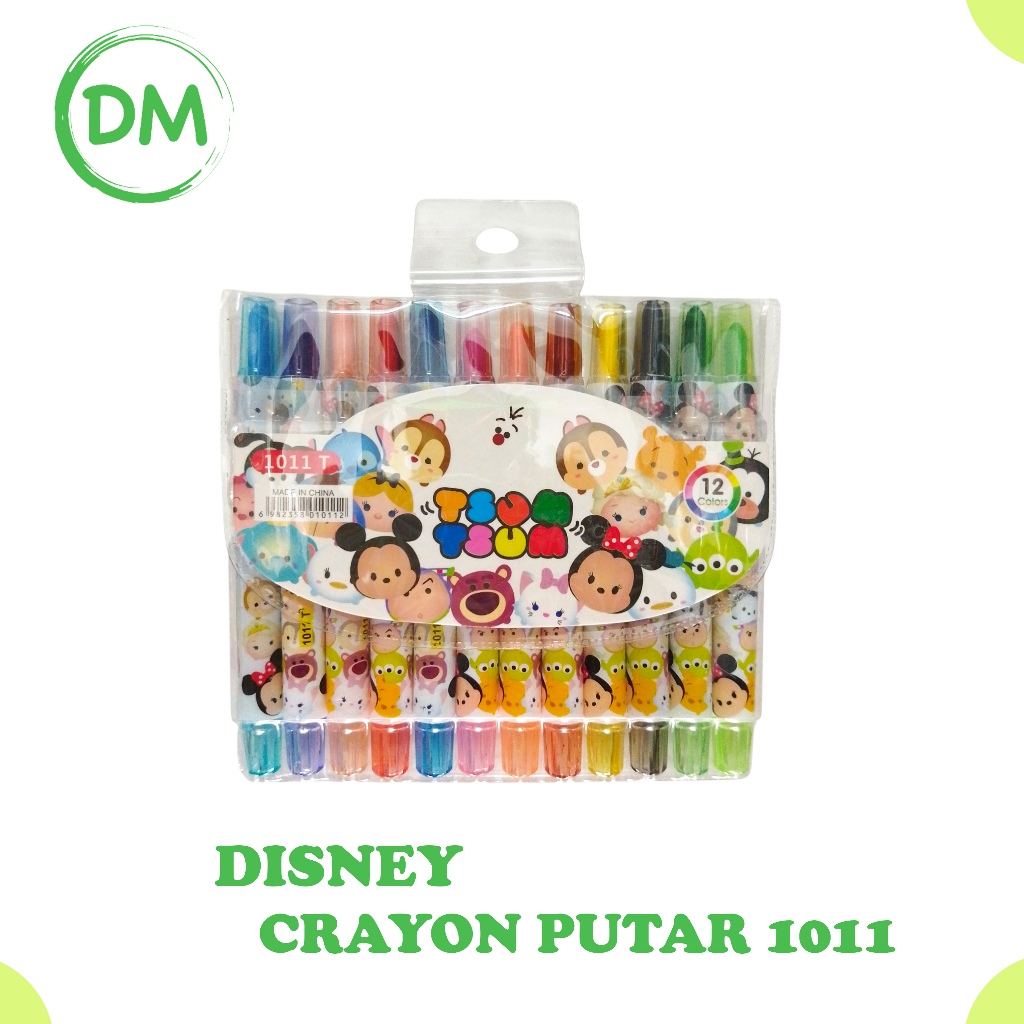 

CRAYON PUTAR DISNEY 1011 12 WARNA