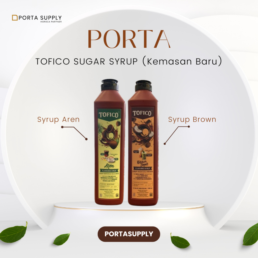 

Tofico Syrup Aren dan Brown Sugar 1L