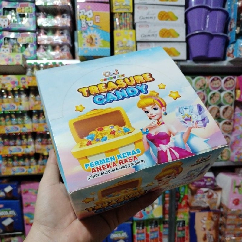 

C&J TREASURE CANDY harga 1 box isi 30 pcs