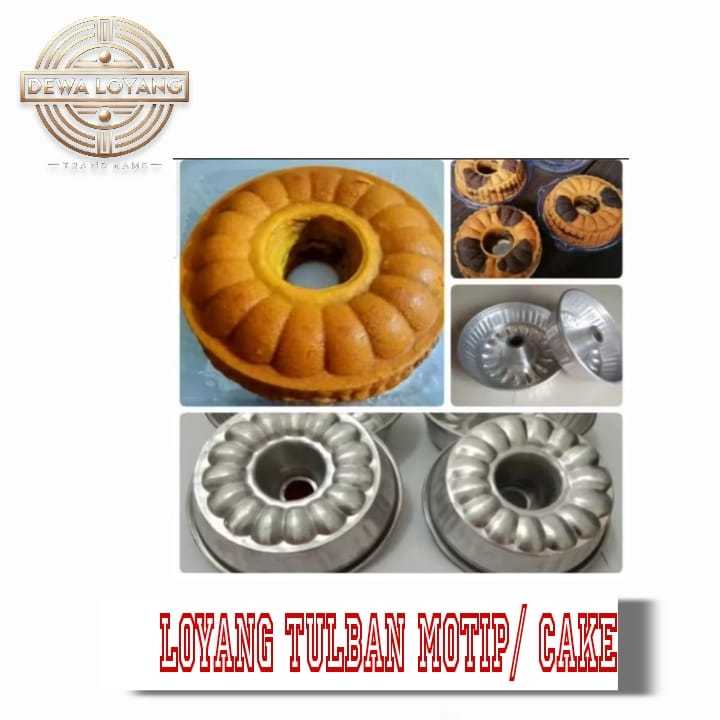 Loyang Sultan / Loyang Bolu Marmer Cake / Loyang Tulban Motif Cetakan Bolu Loyang Marble Marmer Cake