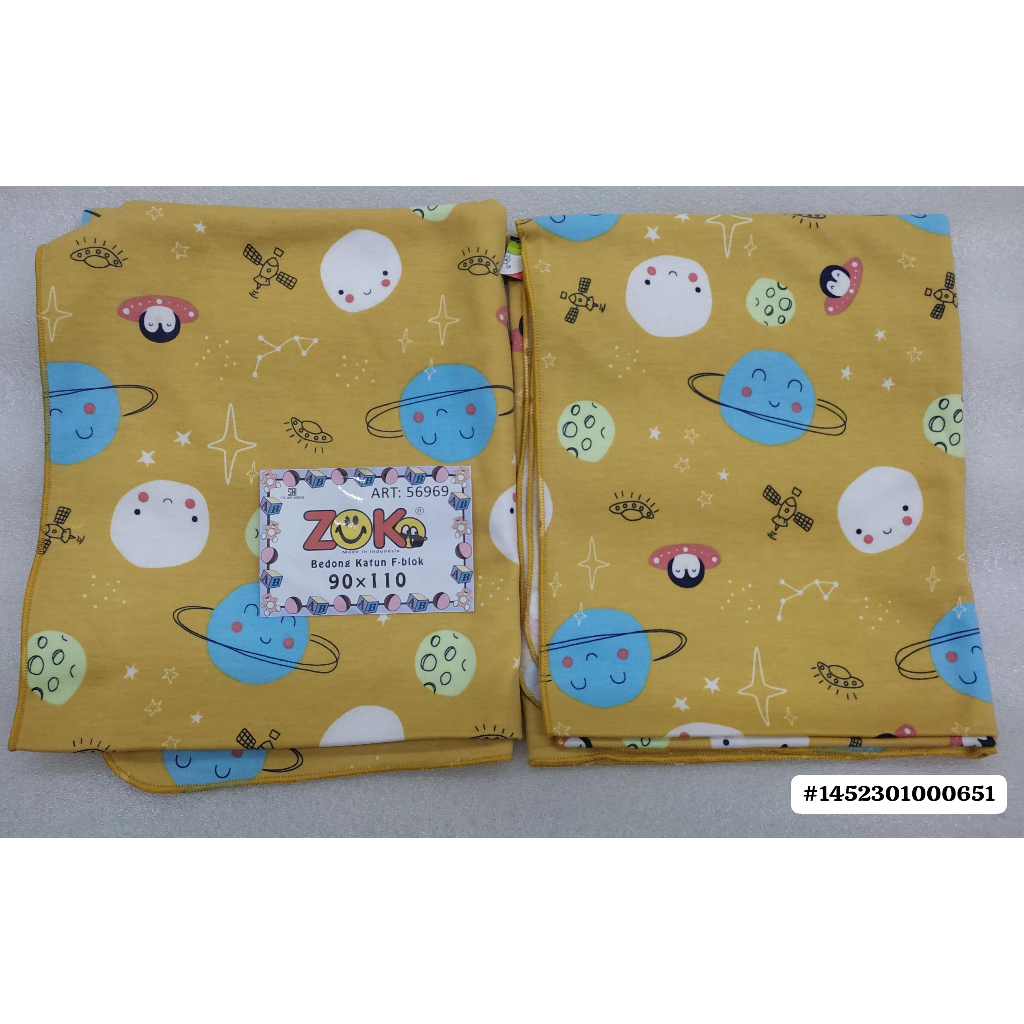 Zoko Bedong Leonde 56993 56969 90X110CM katun warna print bedong bayi bergambar