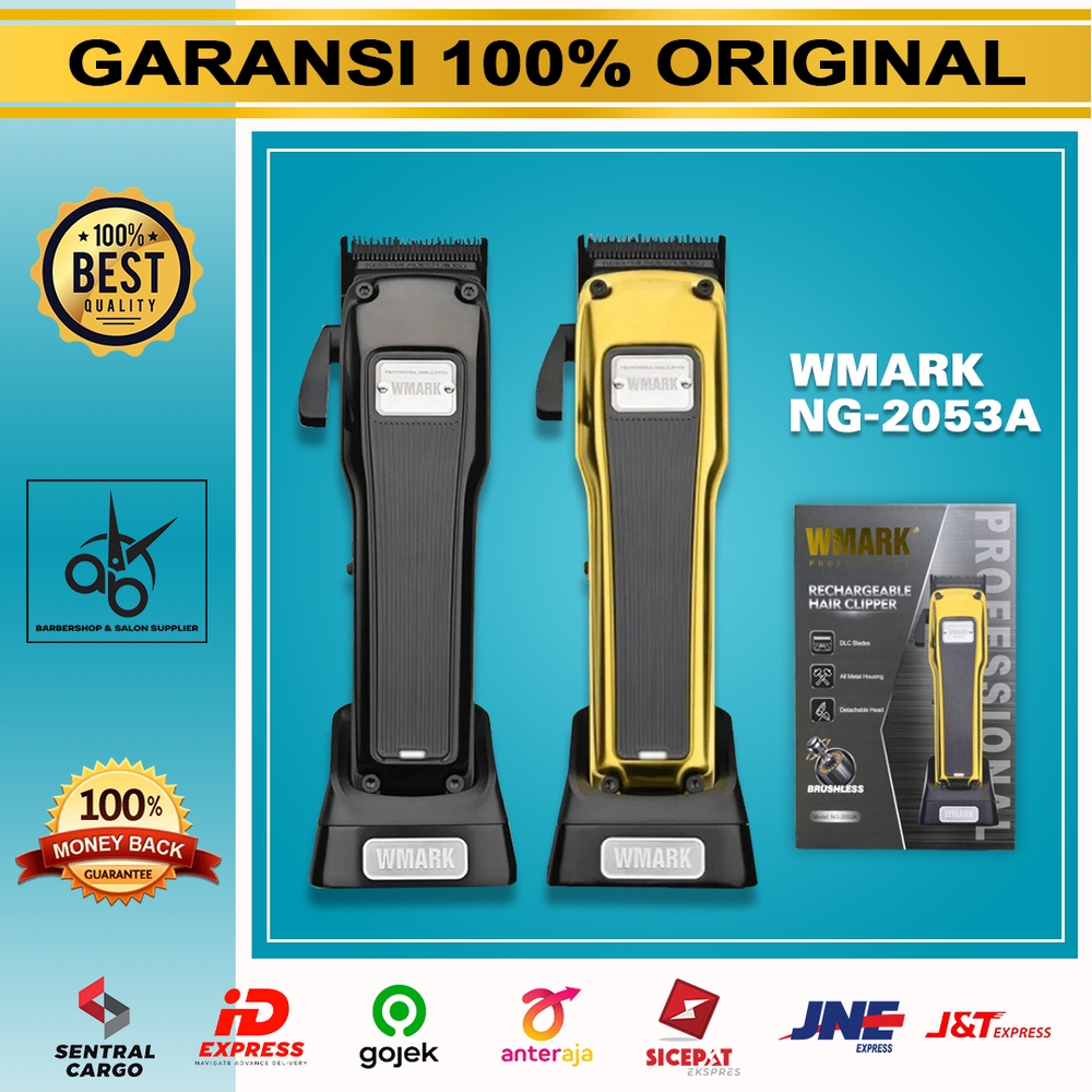 Wmark NG 2053A Cordless Clipper Alat Cukur Barbershop dan Salon 7200 RPM
