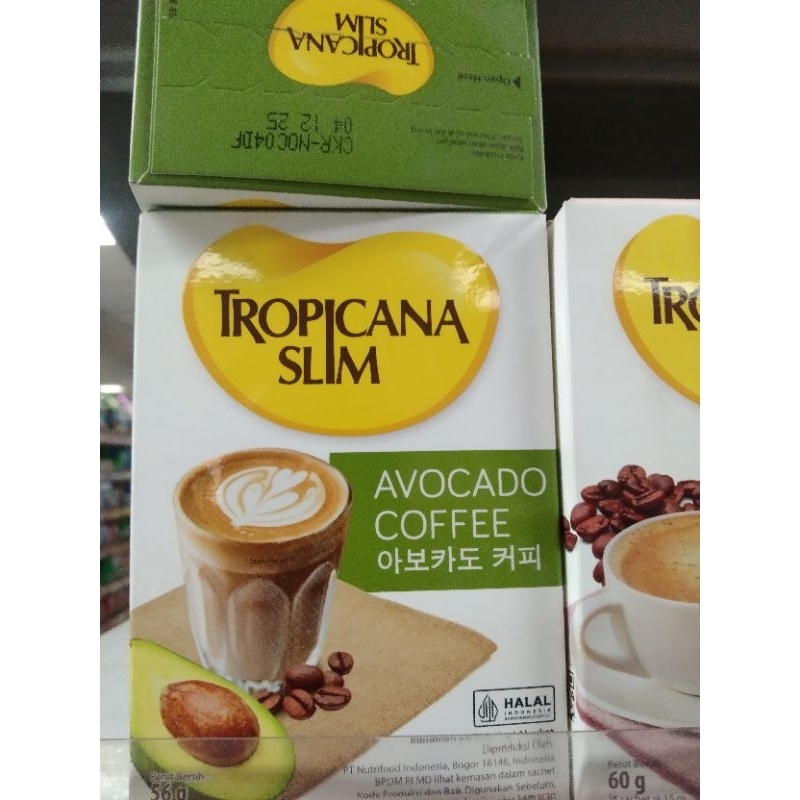 

Tropicana Slim Avocado Coffe 4x14 gram