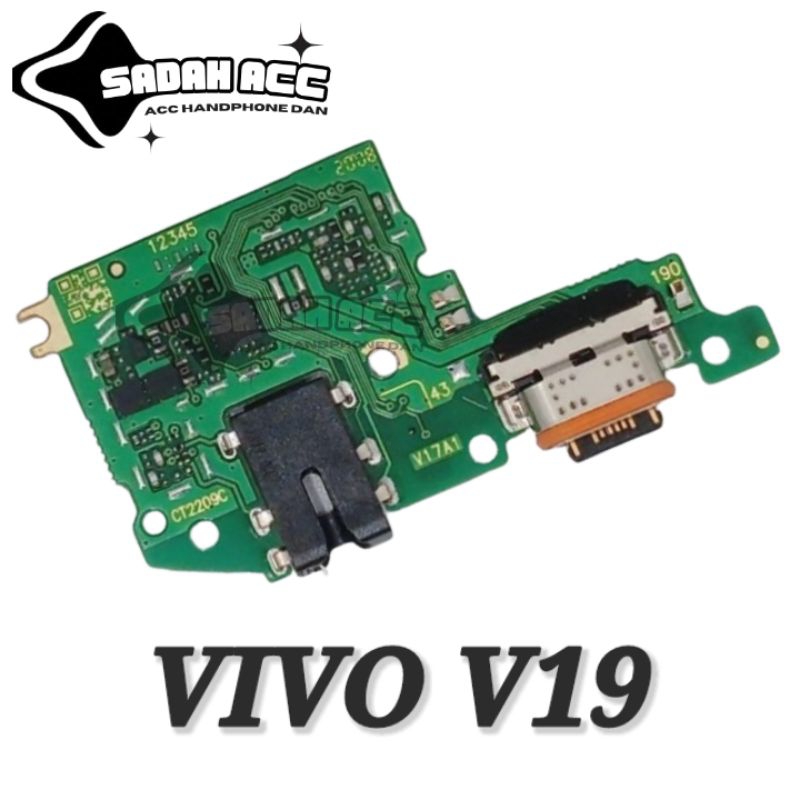 BOARD KONEKTOR/PAPAN CHARGER PCB VIVO V19 ORIGINAL