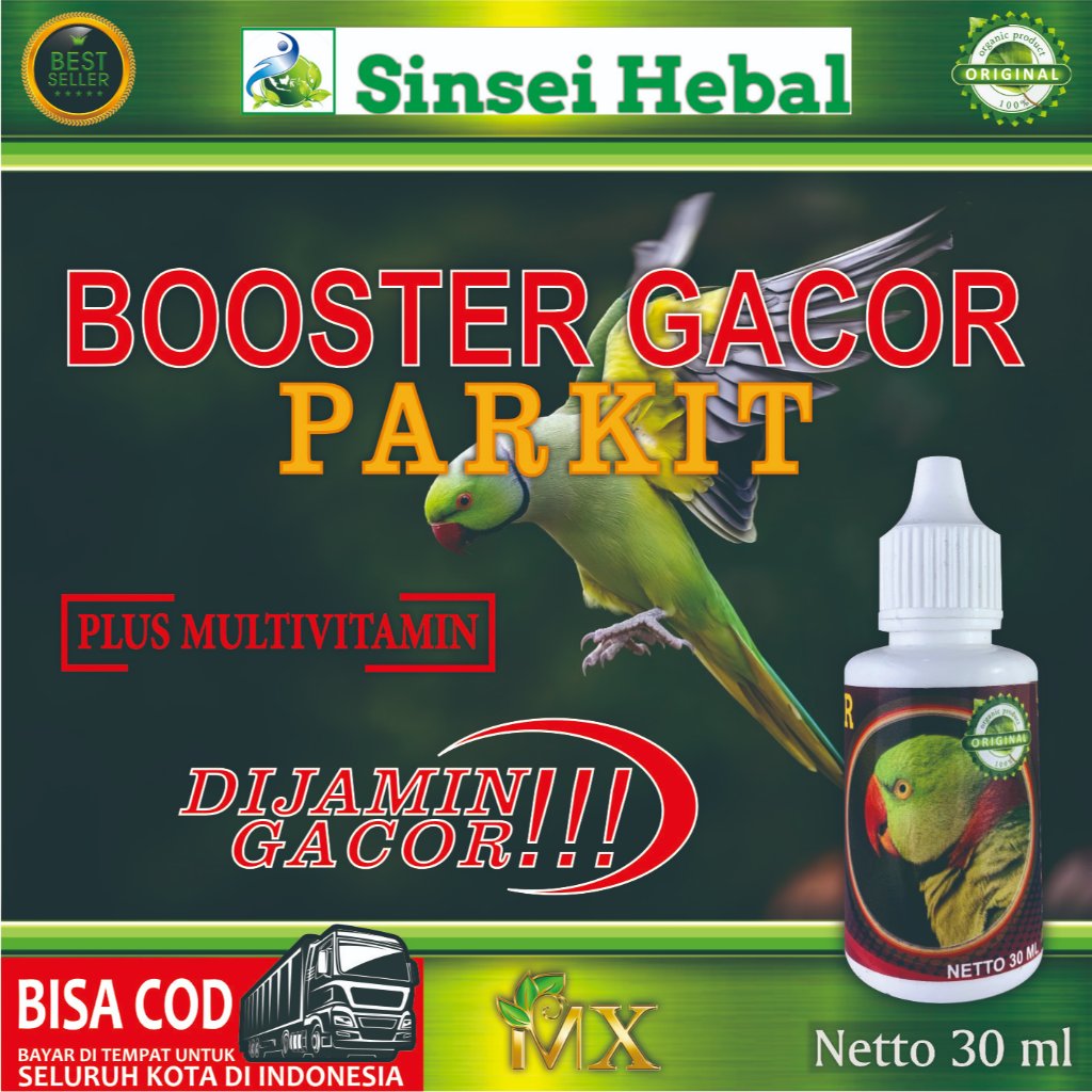 Booster Gacor Burung Parkit / Vitamin Burung Parkit