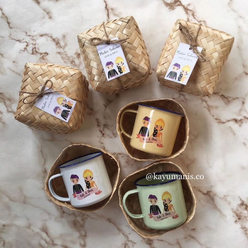 SEPASANG BESEK 12X12 BESEK MINI BESEK PITHI BESEK SNACK BESEK SOUVENIR BESEK HAJATAN