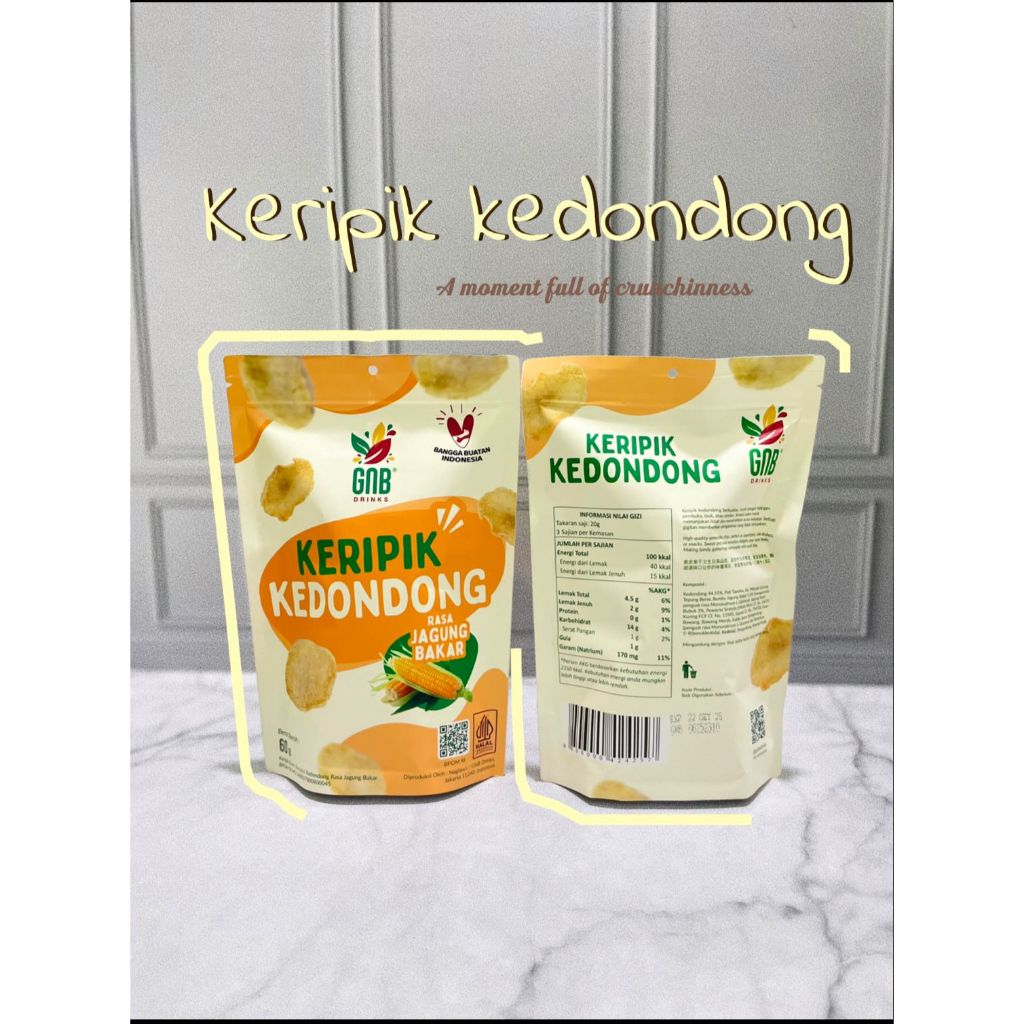 

GNB - Kerupuk kedondong Rasa Jagung Bakar | Halal & 100 % Natural