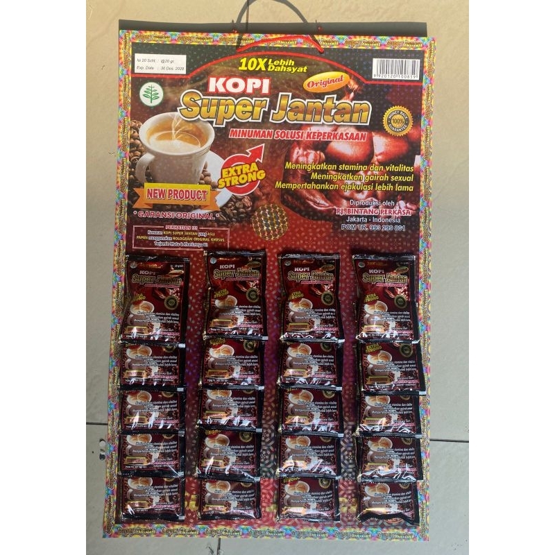 

KOPI SUPER JNT ISI 20 SACHET