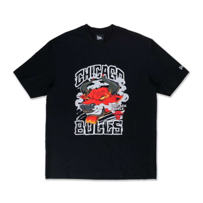T-Shirt New Era Cap Chicago Bulls Gnarly Oversized Original