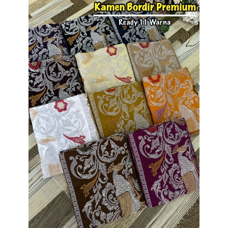 KAMEN LEMBARAN BORDIR SONGKET MERAK BALI
