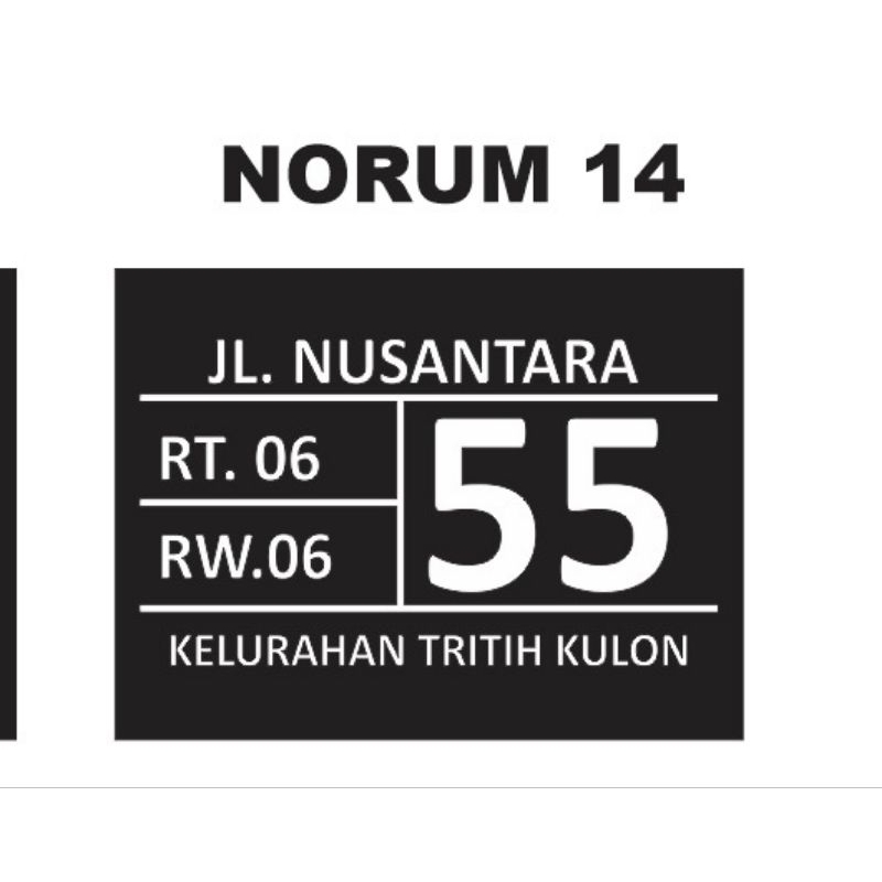 Nomer rumah custom simple nomer rumah murah nomer rumah kekinian