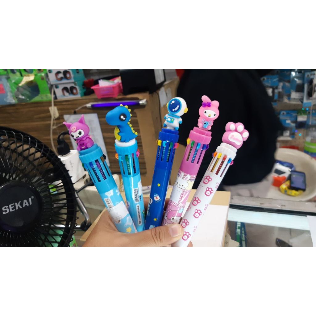 

PULPEN KARAKTER LUCU MULTI 10 WARNA