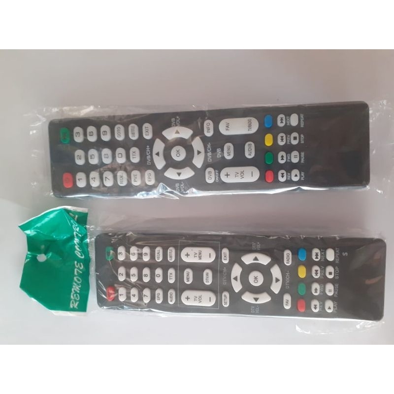 Remot mesin tv tabung digital W-COM/ Remot tuner digital