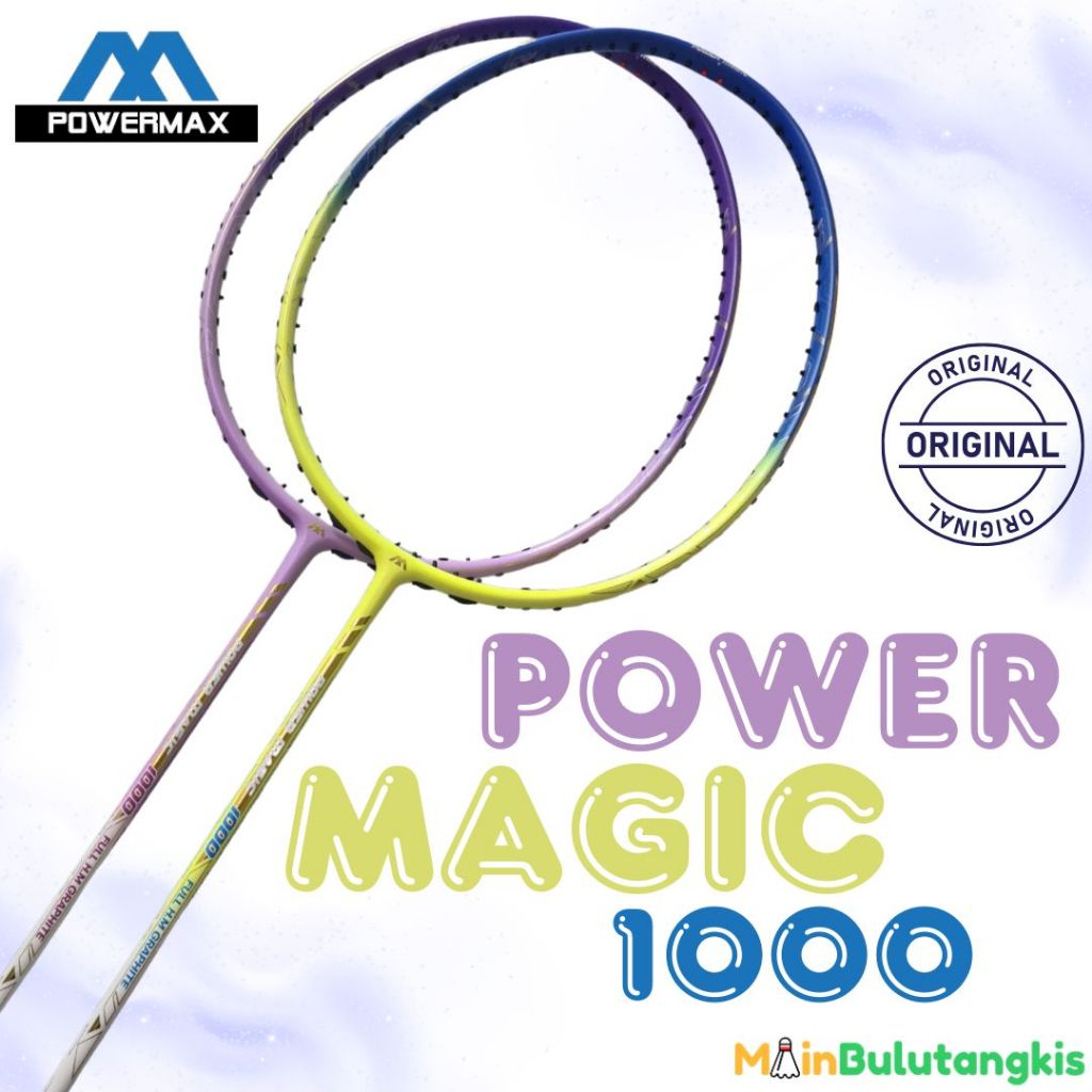 Raket Badminton Powermax Power Magic 1000 Original