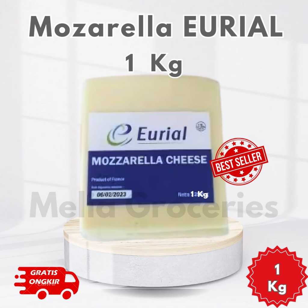 

Mozarella EURIAL 1kg / Keju Mozzarella eurial