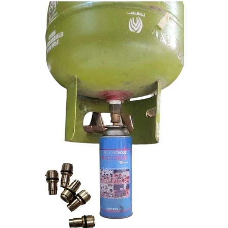 Alat Isi Ulang Gas Kaleng Portable Refil Gas Kaleng Portable Simpel Botol Robinson