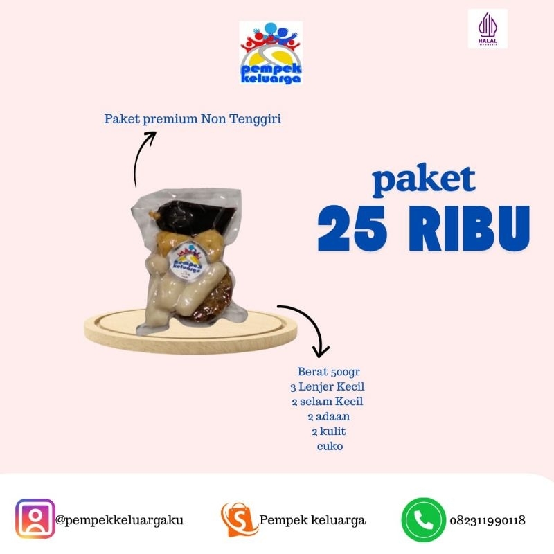 

Pempek Paket Frozen Vakum Ekonomis