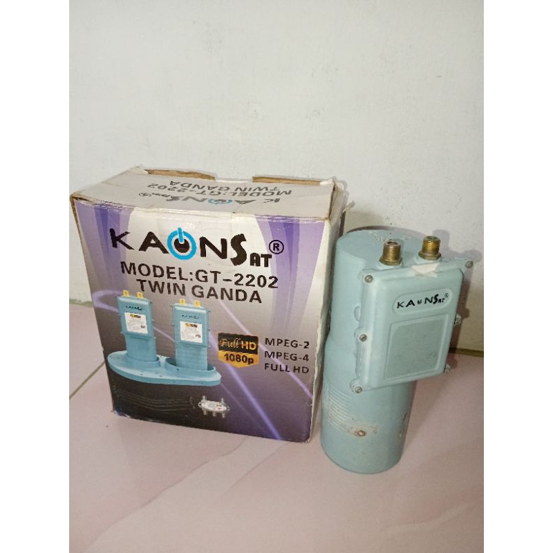 LNB KaonSat 13°K Dual Output Pentil C Band GT-2202 Normal