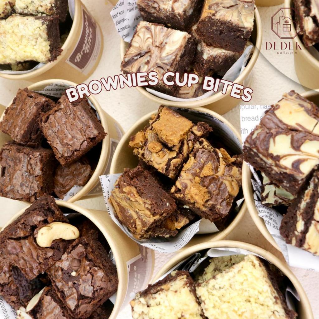 

Fudgy Brownies Bites Cup Premium