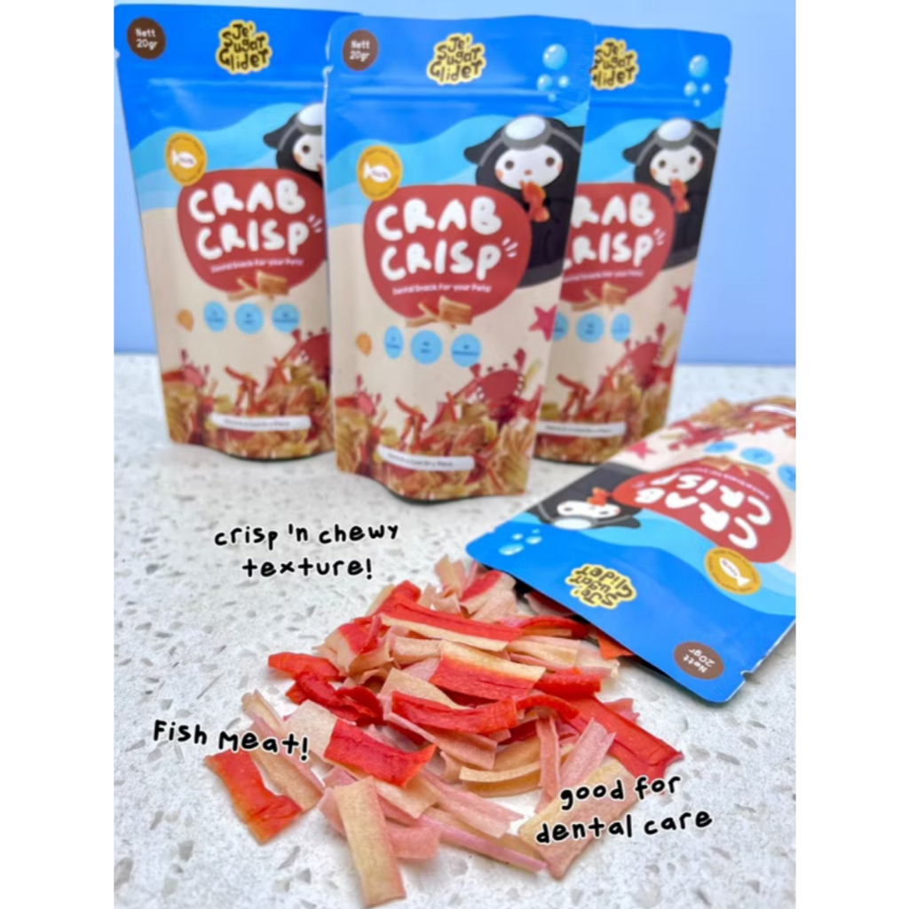 Crab Crisp, Snack Crab Stick untuk Sugar Glider by JESUGARGLIDER