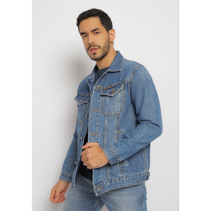 Jaket Denim Pria Lois Jeans - (MJF160)