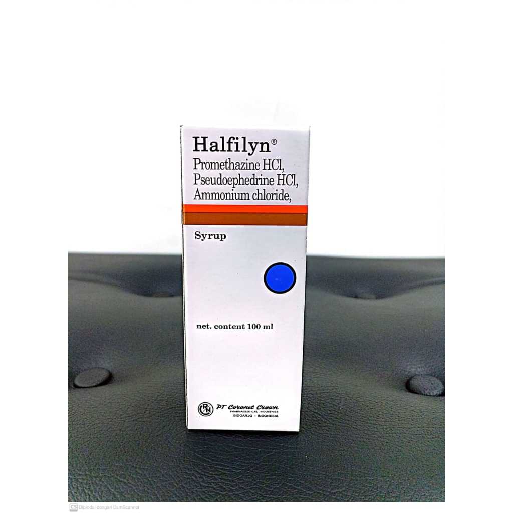 Halfilyn Syrup 100 ml / Batuk pilek sesak / pilek alergi