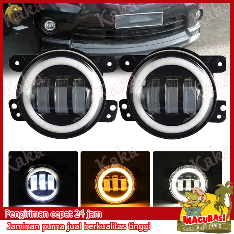 [Pengiriman dari Jakarta] Lampu daymaker foglamp Lampu foglamp LED daymaker Fog lamp angel aye Lampu