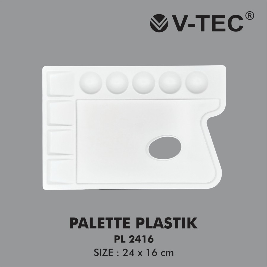 

TBMO V-TEC PALETTE PLASTIK TYPE PL-2416 UK. 24X16CM