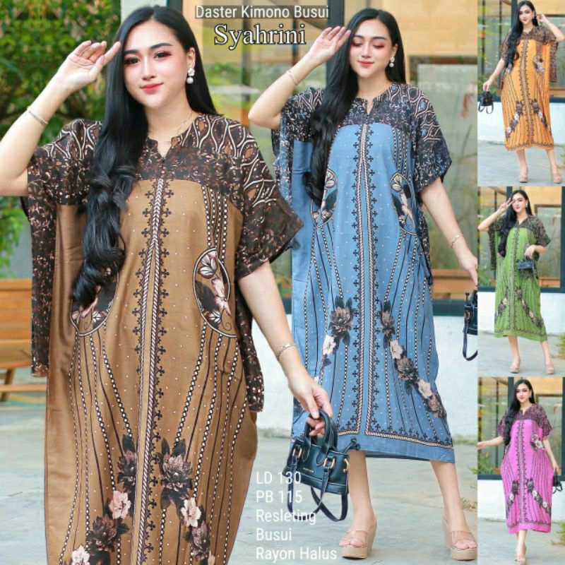 DASTER SYAHRINI - DASTER KEKINIAN TERBARU - DASTER BUSUI JUMBO RAYON HALUS