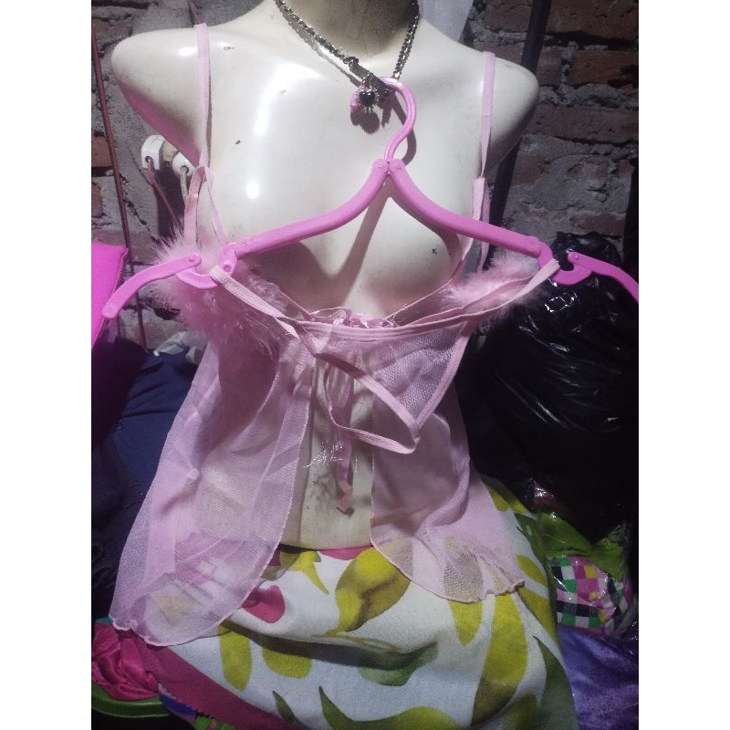 Entalase 236 Satu set Gestring pink beserta celana dalam masih like new