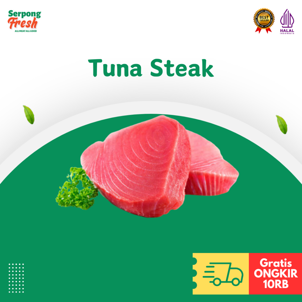 

Ikan Tuna Fillet Steak / Tuna Fish Sushi 500gr Fresh Segar