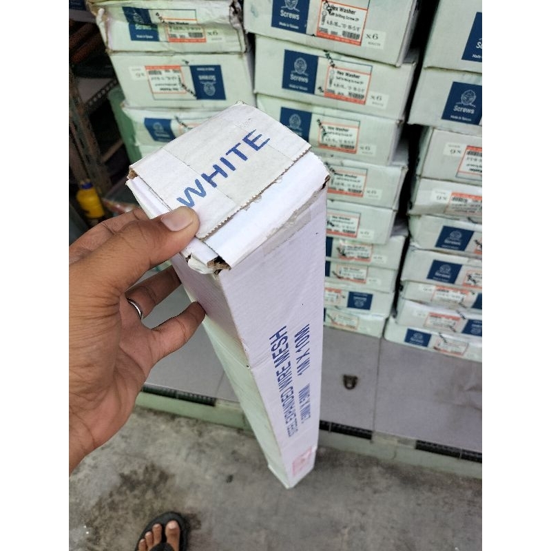 Kawat Parabola Baja / Tersedia Warna Putih , Hitam , Coklat / Kawat ram angin / kawat nyamuk baja