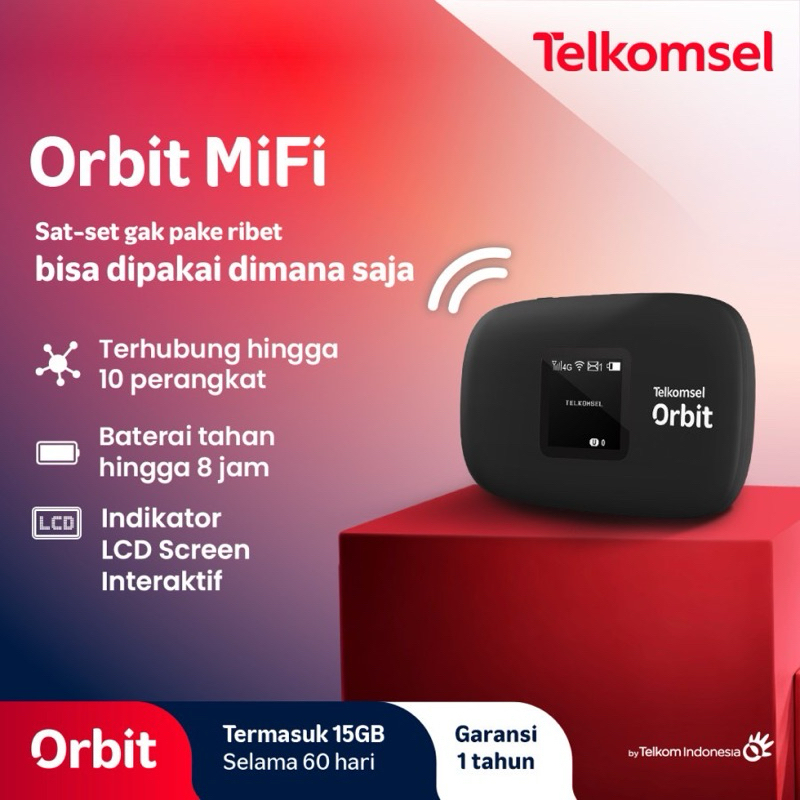 Mifi Orbit Telkomsel N1 All Operator, Second Like New