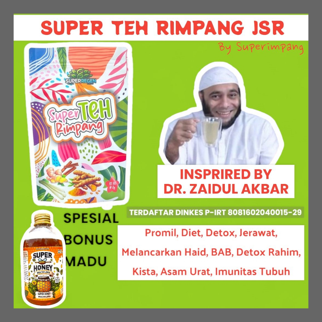 

Teh Rimpang BPOM JSR | Teh Celup Rempah | Teh Celup Rimpang | Teh Diet Detox | Pelangsing | Teh Pelangsing Diet Detox Rimpang | Teh Rimpang Syifacare Teh Celup Rempah 100% Bahan Alami Diet Pelangsing Berat Badan Original | Teh Celup Syiface