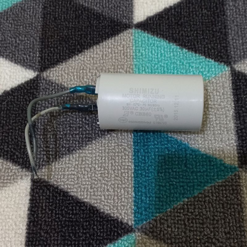 kapasitor pompa air shimizu 226 dan 230 bitt