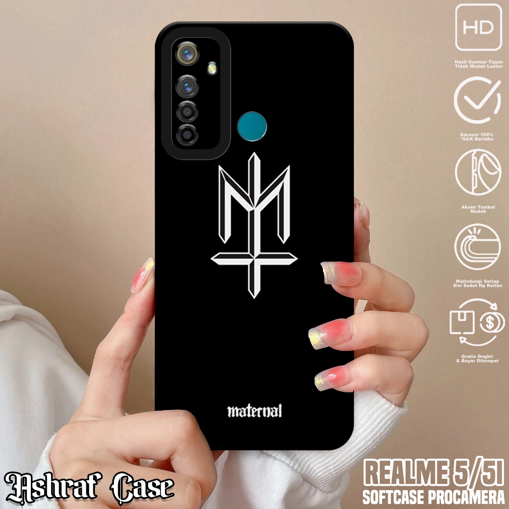 Case Realme 5 / Realme 5i - Casing Realme 5i / Realme 5 Motif MTRNL - Softcase Hp Realme 5i - Kondom