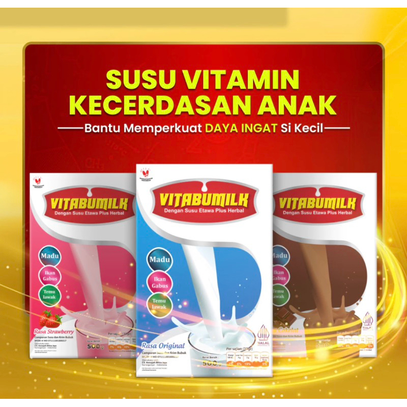 

GROSIR TERMURAH!! 3 BOX VITABUMILK SUSU KAMBING ETAWA MEMAKSIMALKAN KECERDASAN ANAK || MENAMBAH NAFSU MAKAN & BERAT BADAN ANAK || BPOM HALAL