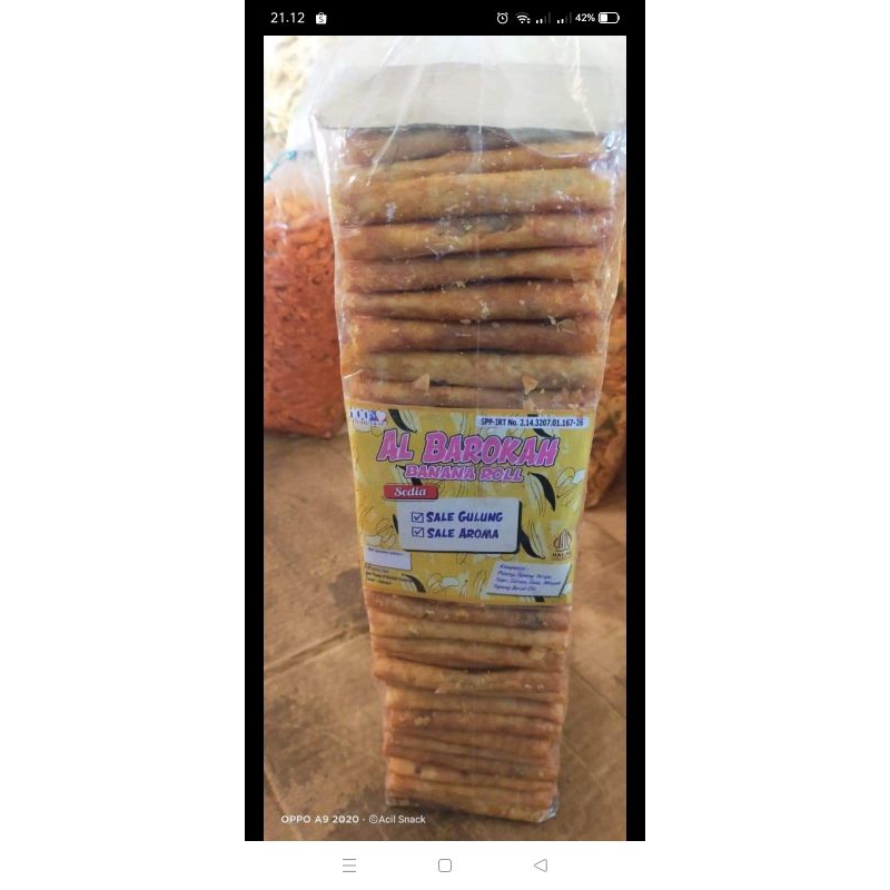 

PISANG AROMA / BANANA ROLL