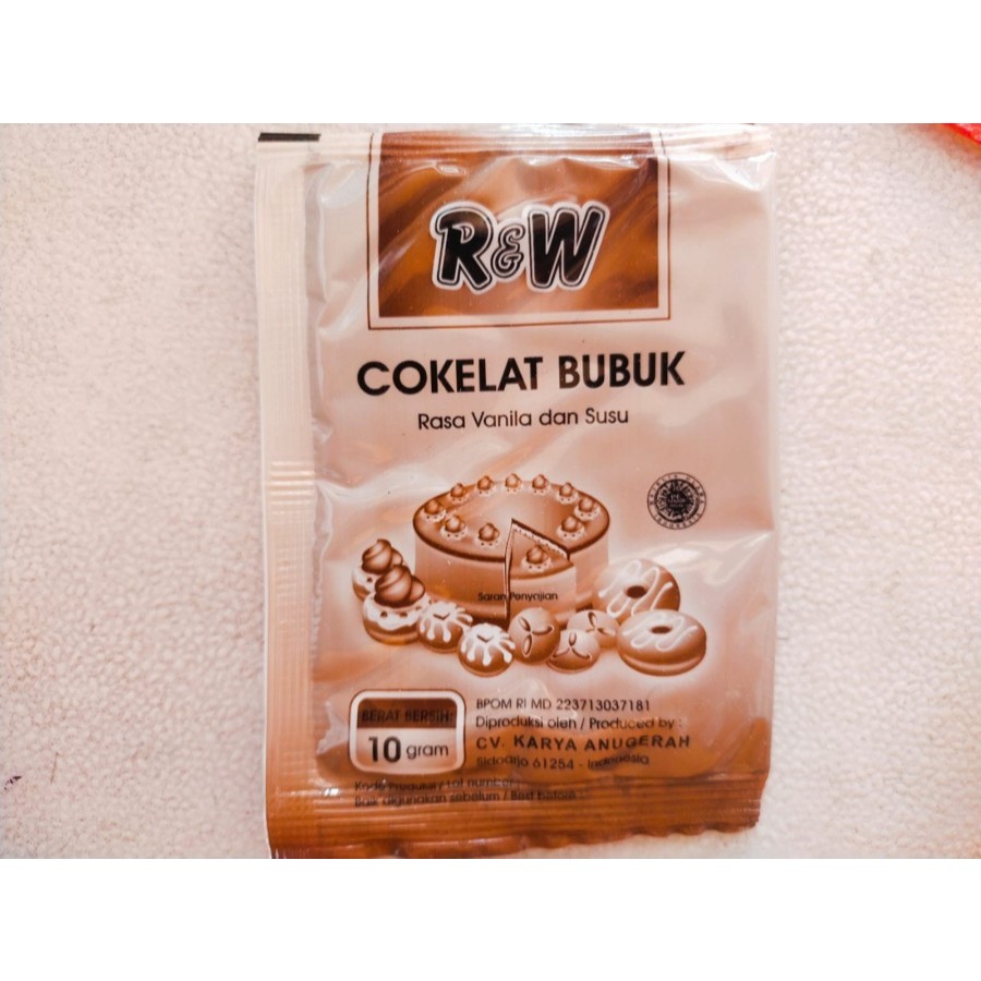 

Coklat Bubuk Sachet Rajawali 10 Gram